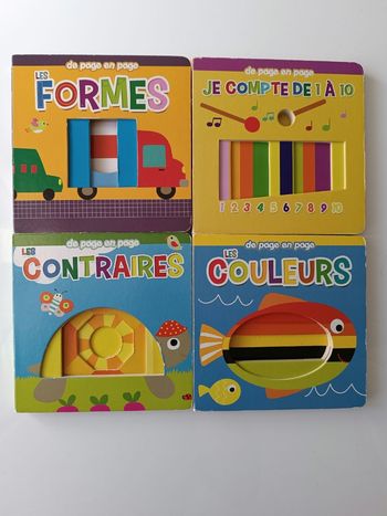 Lot 4 livres cartonnés
