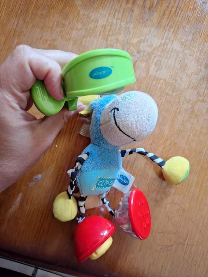 Jouet bébé âne à pince - photo numéro 3