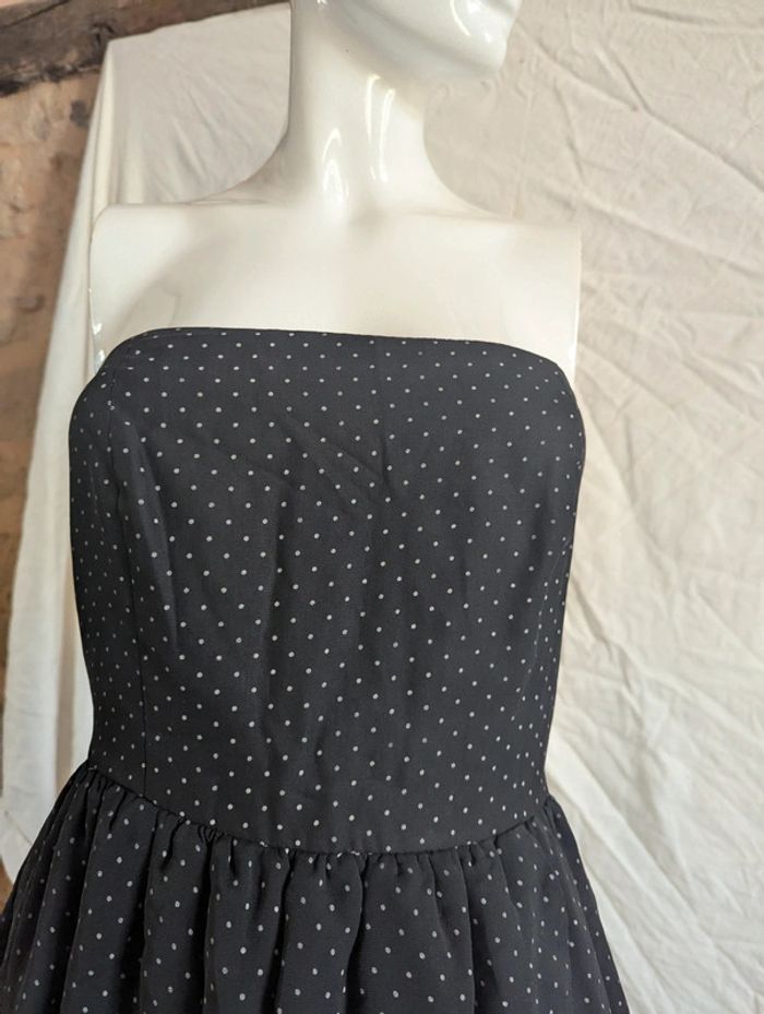 Robe bustier à pois S - photo numéro 4