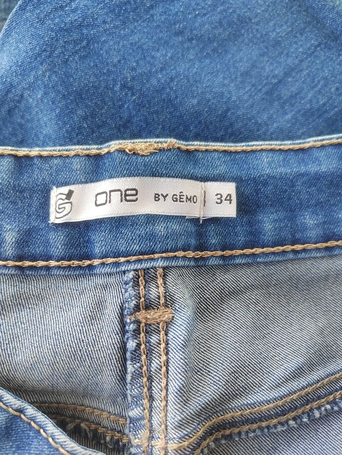 Jean Bleu Femme – Taille 34 / XS – Très Bon État – Gémo - photo numéro 9