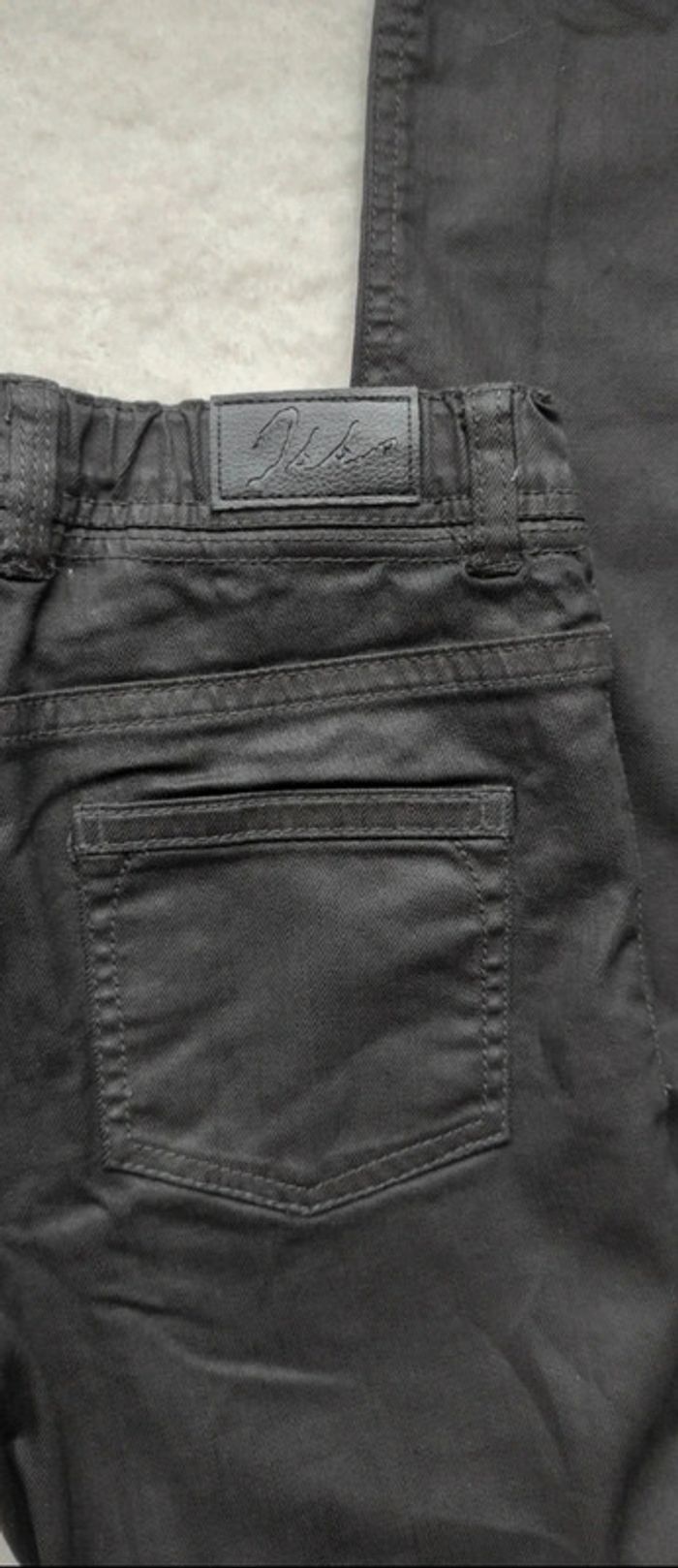 Jean noir enfants IKKS 12 ans slim fit - photo numéro 8