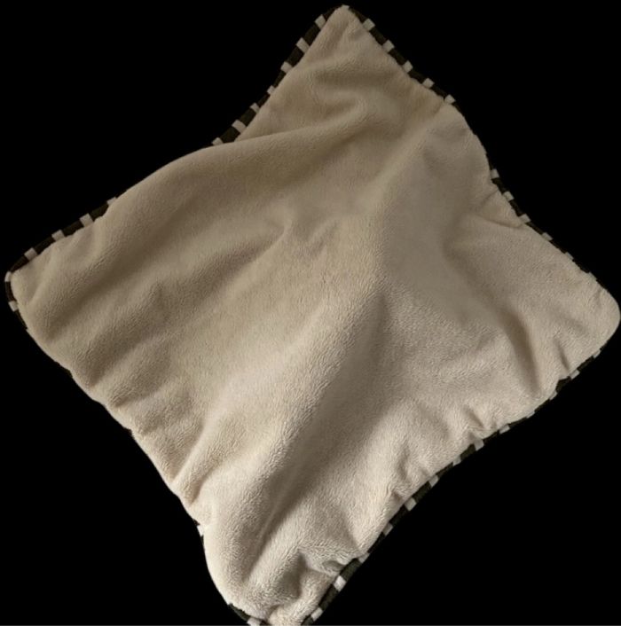 ❤️ B3661 Doudou plat Mouchoir Renard Vert Beige BUKOWSKI Excellent État - photo numéro 2