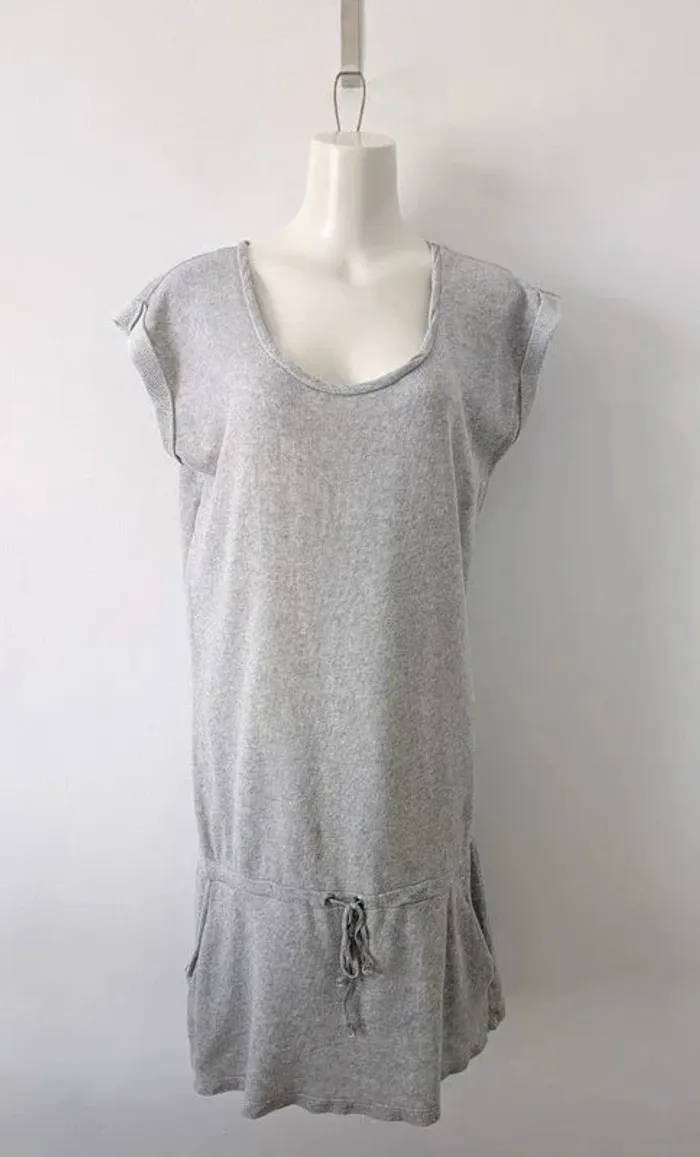 Robe grise en coton - American Vintage - taille M