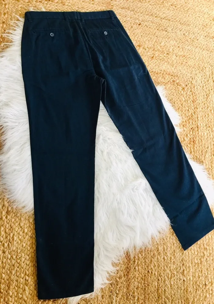 Pantalon chino bleu marine homme - photo numéro 2