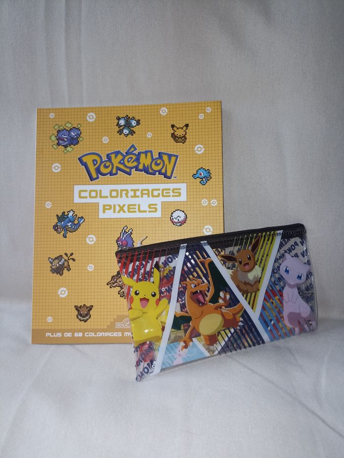 Lot papeterie pokemon