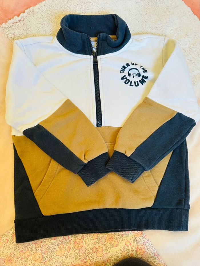 Sweat col zippé 5 ans - photo numéro 2