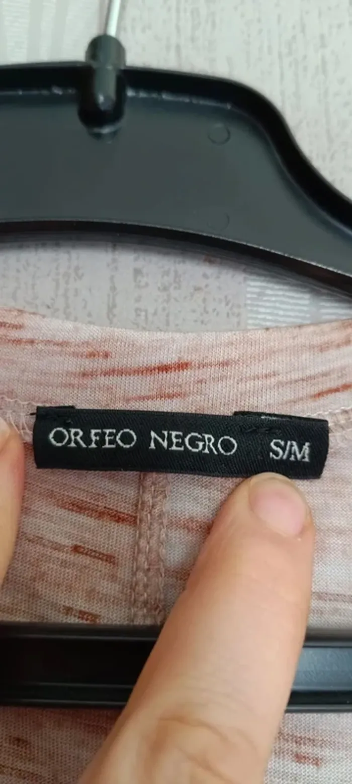169- blouse, orfeo negro, Taille S/M - photo numéro 2
