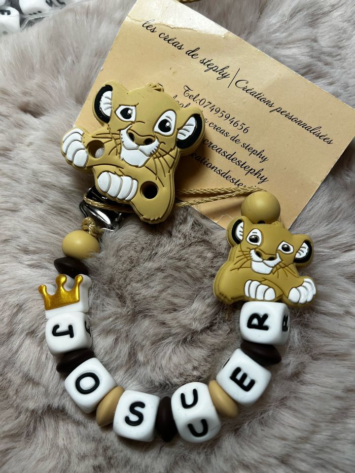 Attache tétine Simba