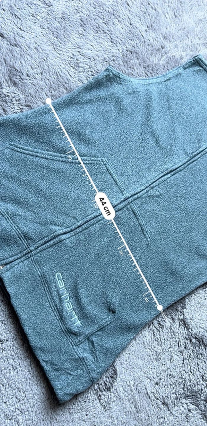 Gilet veste Polaire Sans Manches Carhartt Gris – Taille S - photo numéro 4