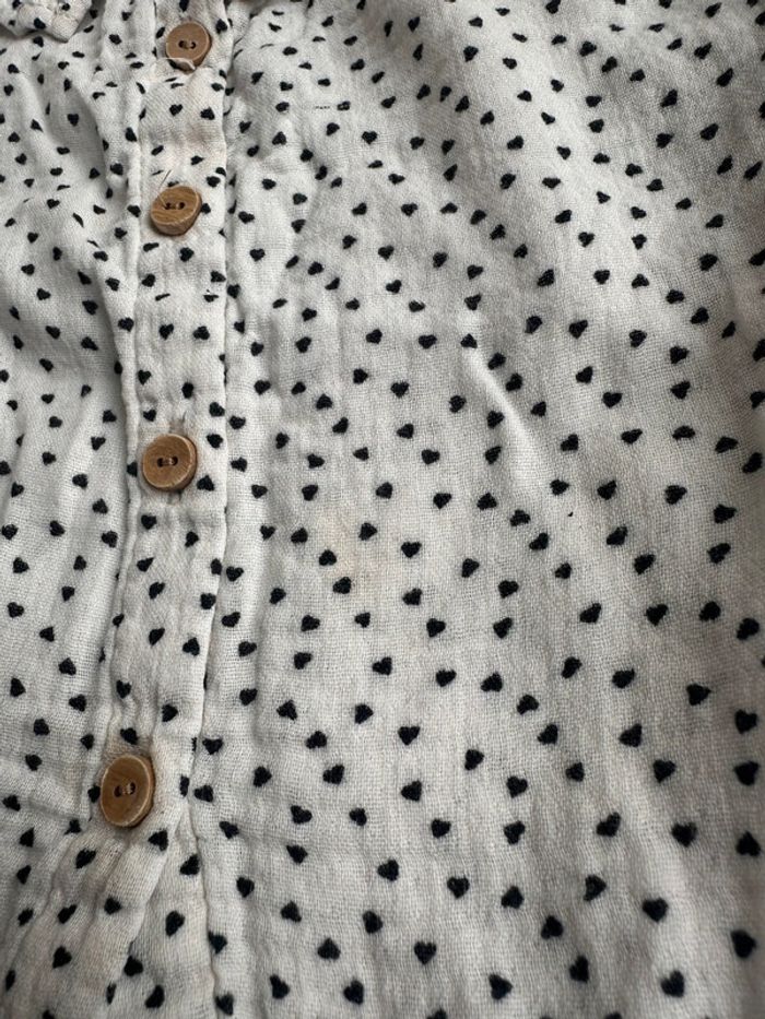 Blouse Zara petit cœur - photo numéro 2