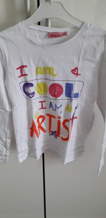 NKY T.Shirt manches longues fille 10 ans Porté une fois
