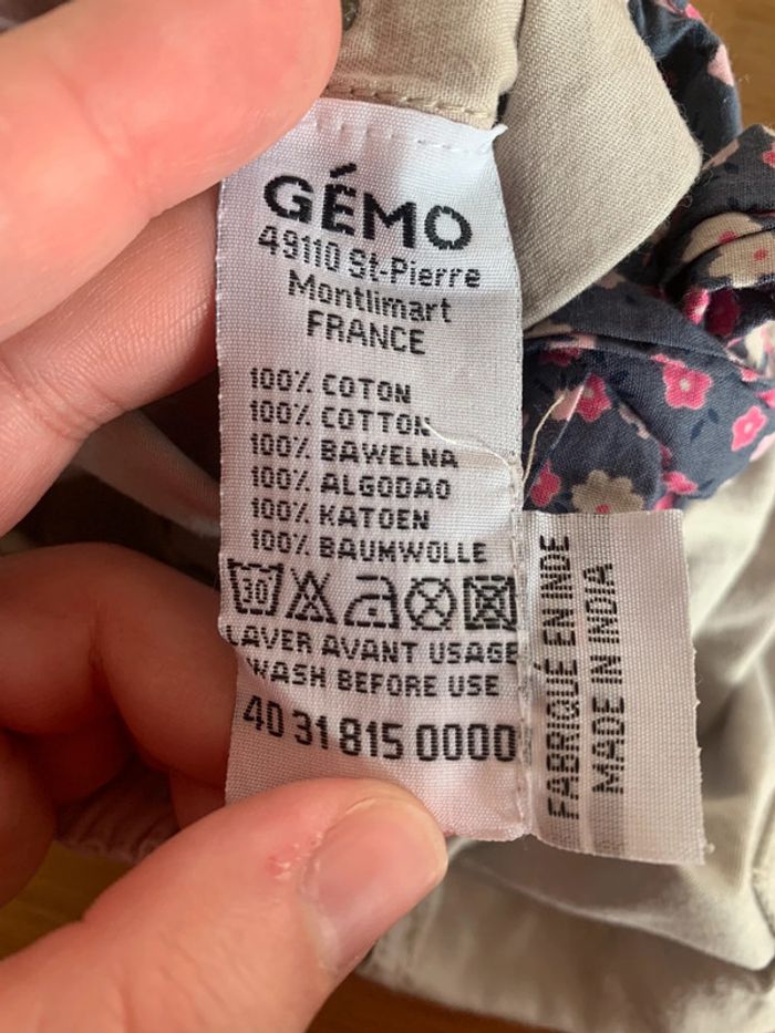 Pantacourt Mini Adélie 12 mois - photo numéro 4