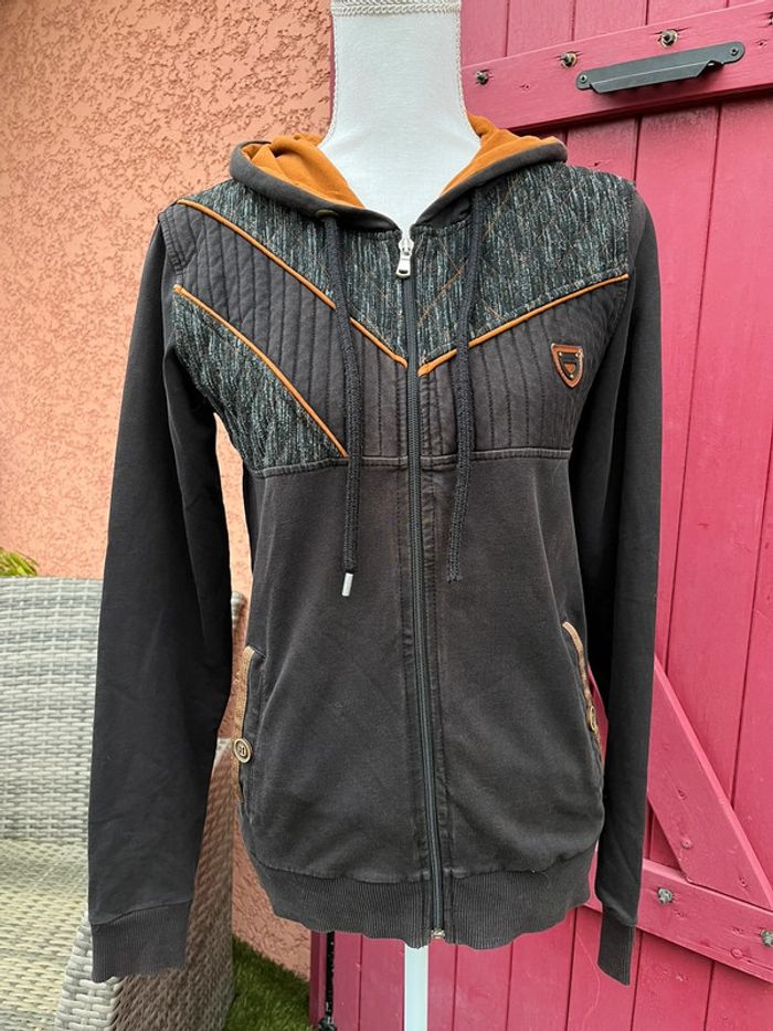 Veste / sweat à capuche zippé T. S