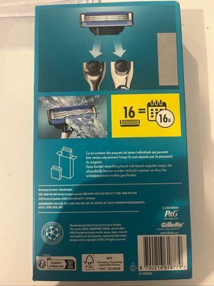 Lot de 16 lames Gillette Mach 3 - photo numéro 2