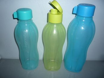 LOT DE 3 ÉCO BOUTEILLES "TUPPERWARE - n°18