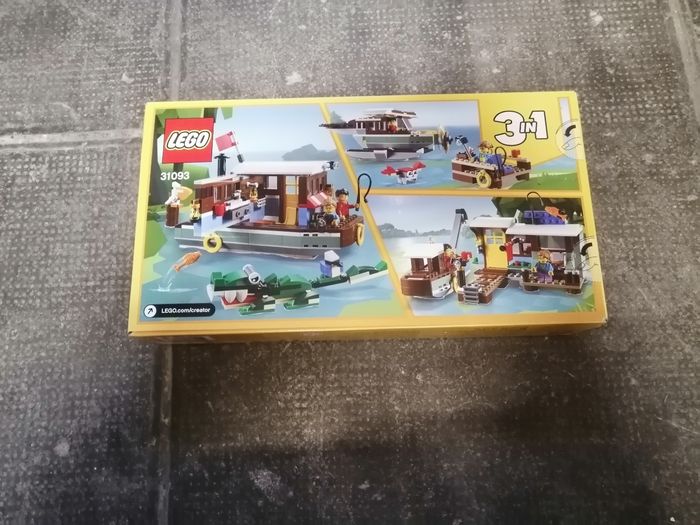 Lot de 2  LEGO Creator 31093 La péniche au bord du fleuve [NEUF] - photo numéro 4