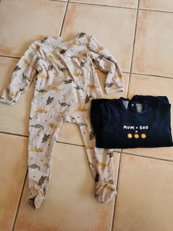 Lot pyjama grenouille 3ans
