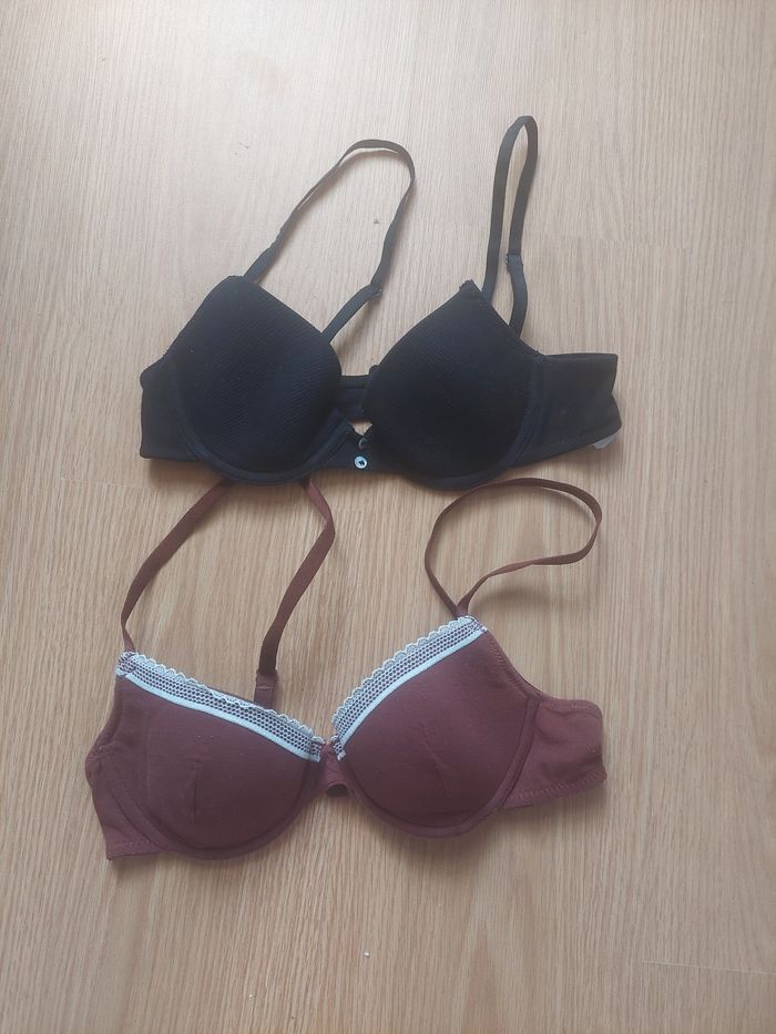 Lot 2 soutien gorge fille ado 80B Kiabi TBE