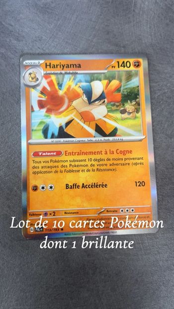 Lot de 10 cartes Pokémon