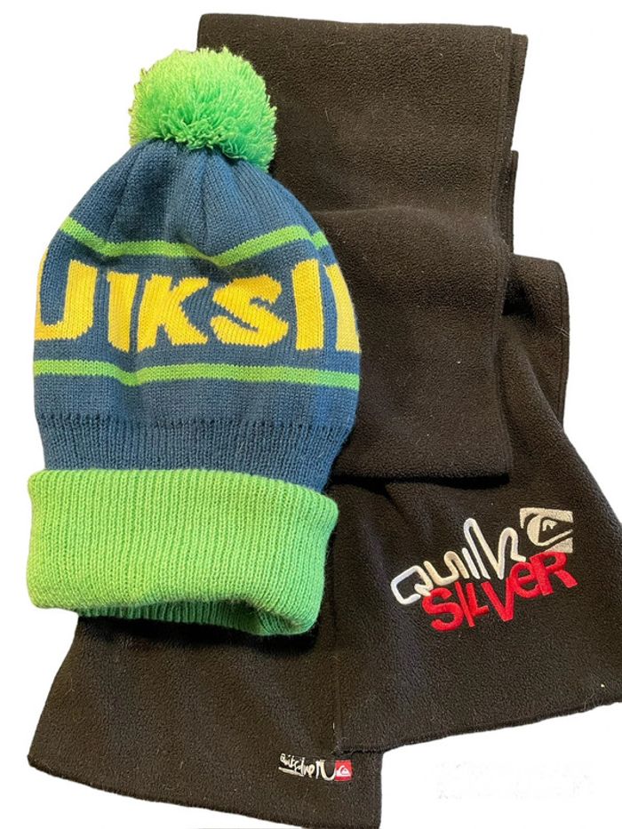 Lot écharpe + bonnet#quicksilver taille unique