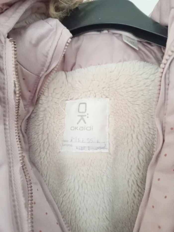 Manteau chaud doudoune hiver fille w - photo numéro 4