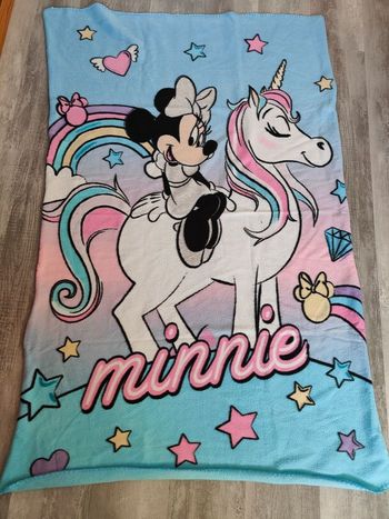Couverture fille plaid Minnie
