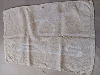 essuie main beige et blanc 40 x 60 cm Lexus (2 traces mineures)