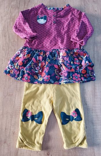 Ensemble tunique et legging taille 9 mois La Compagnie des Petits