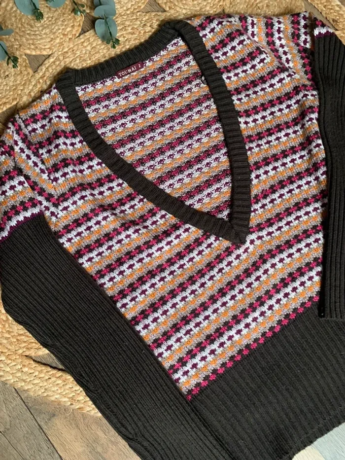 Pull vintage taille m - photo numéro 3