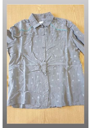 Chemisier femme Zadig & Voltaire M gris et turquoise