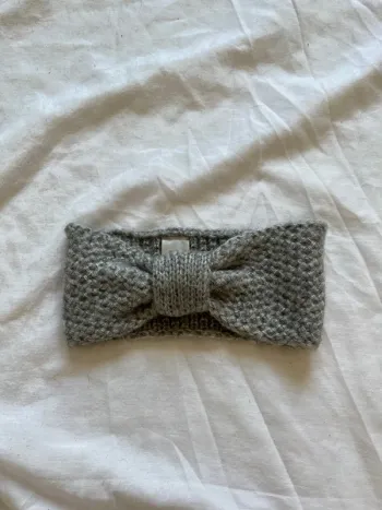 Bandeau laine gris