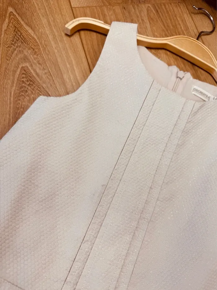 Taille 6 ans Robe cérémonie fille Orchestra rose crème * nid d’abeilles * 🪻 - photo numéro 3