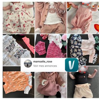 Vente vêtements bébé fille 