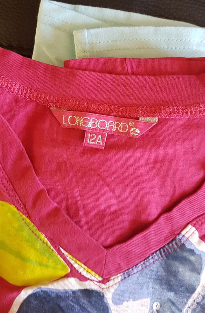 T-shirt longboard 12 ans - photo numéro 2