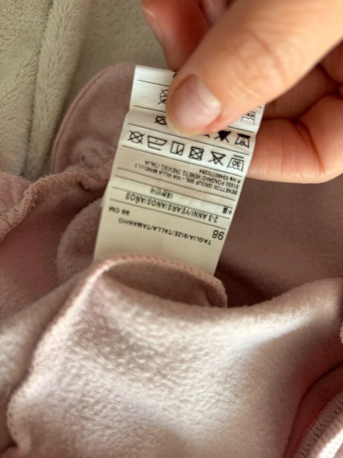 Pull rose intérieur molletonné - photo numéro 3