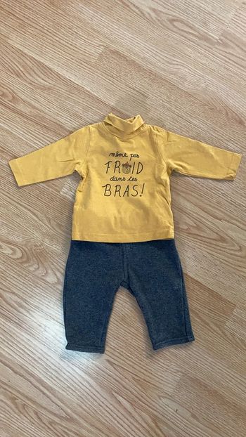 Ensemble t-shirt TAO pantalon Kiabi 6 mois