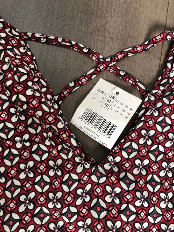 Blouse camaïeu neuve taille 38 rouge - photo numéro 2