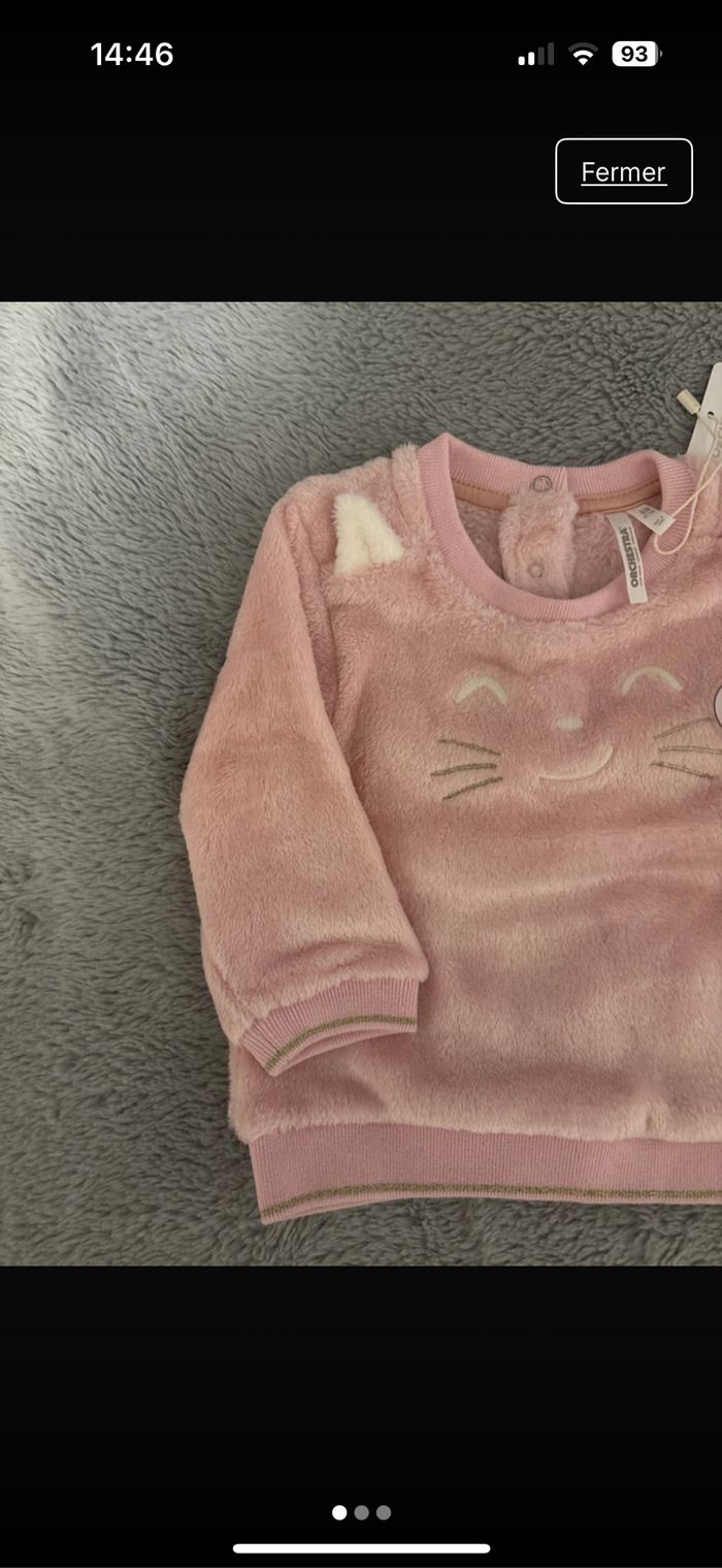 Pull en velour neuf - photo numéro 2