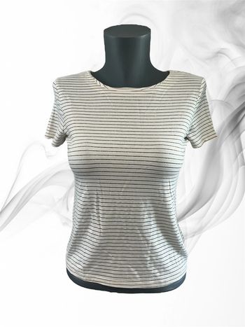 T-shirt rayé doré - Pimkie - Taille S