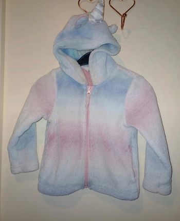 Veste a capuche licorne 2 3ans (92cm)