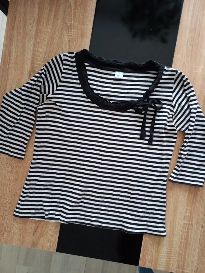 Pull rayé XL - photo numéro 4