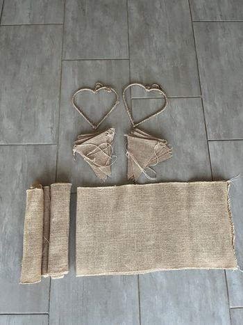 Lot de déco en jute