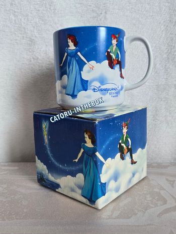 Tasse / Mug / Cup scène boite Disney Peter Pan Wendy Clochette / Tinkerbell