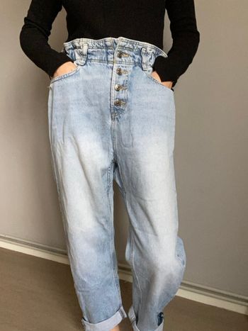 Jean large bleu clair Zara taille s