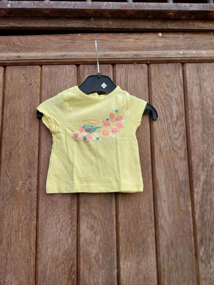 Tee-shirt bébé fille 3 mois Orchestra