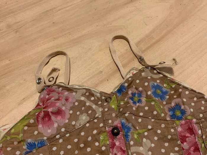 Débardeur très fin marron avec motif fleur en très bon état Absorba 3 ans - photo numéro 2
