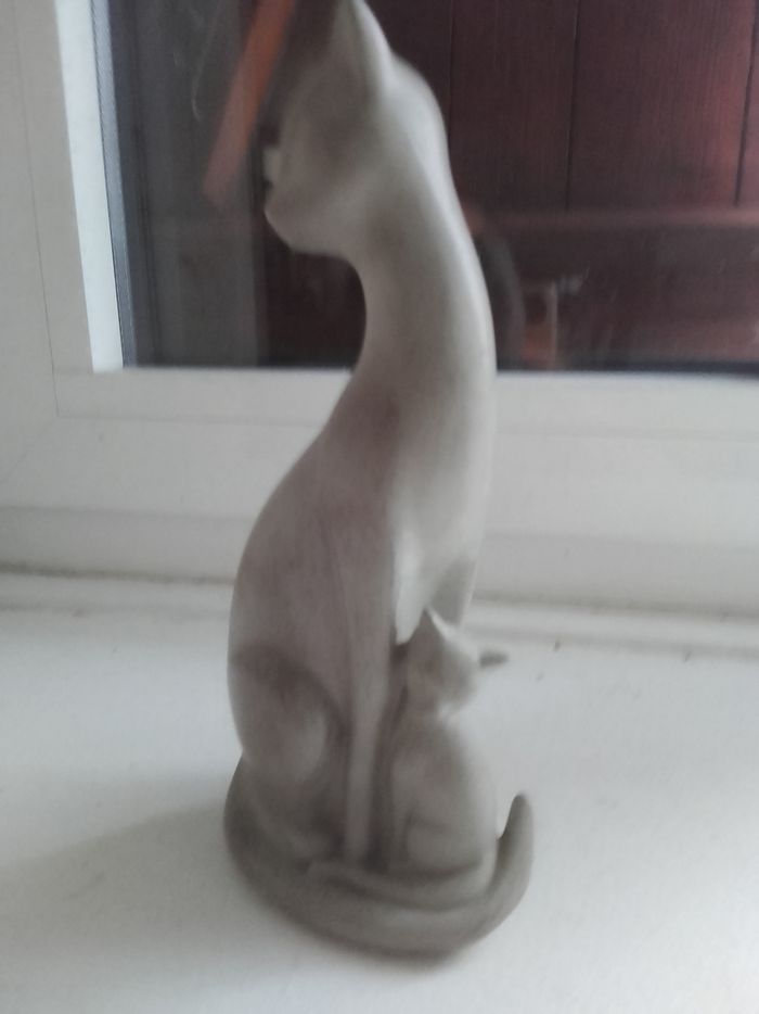 Statue  chat et chaton - photo numéro 3
