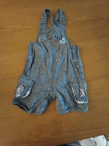 Salopette short 9 mois sergent major