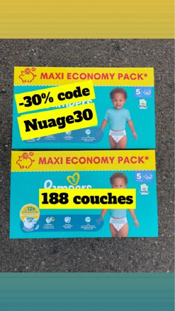 Pampers baby dry taille 5