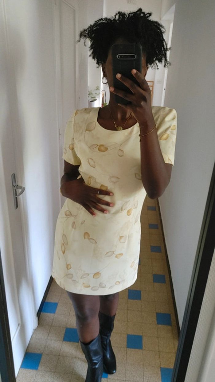 Ensemble robe vintage avec veste légère - photo numéro 3